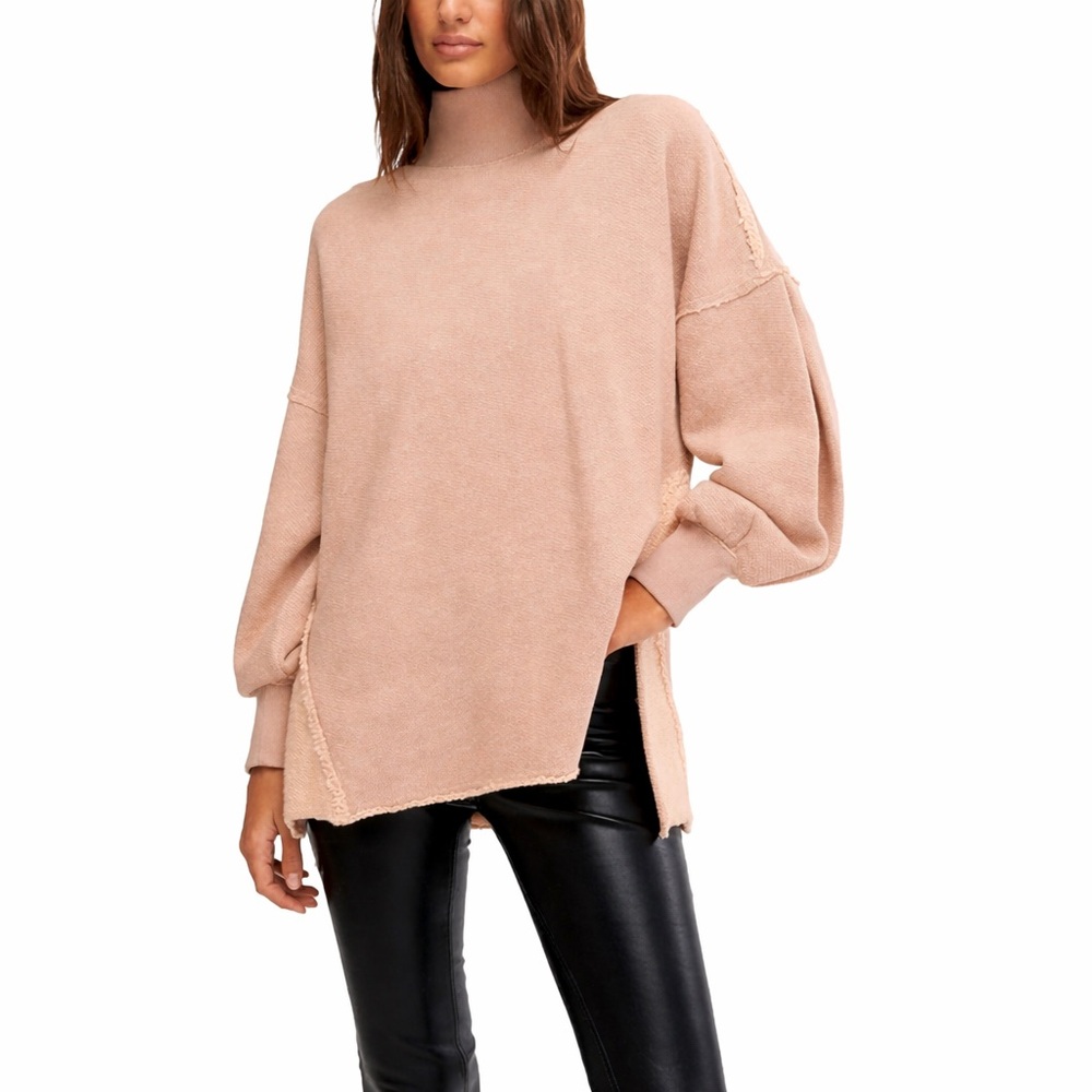 NWT Free People Wonderful Pullover in Winter Bloom size M